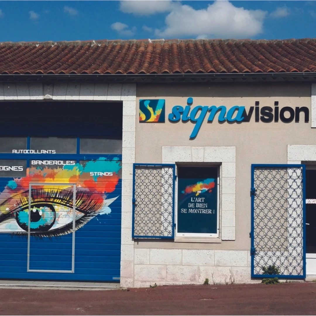 Façade de l atelier Signa Vision
